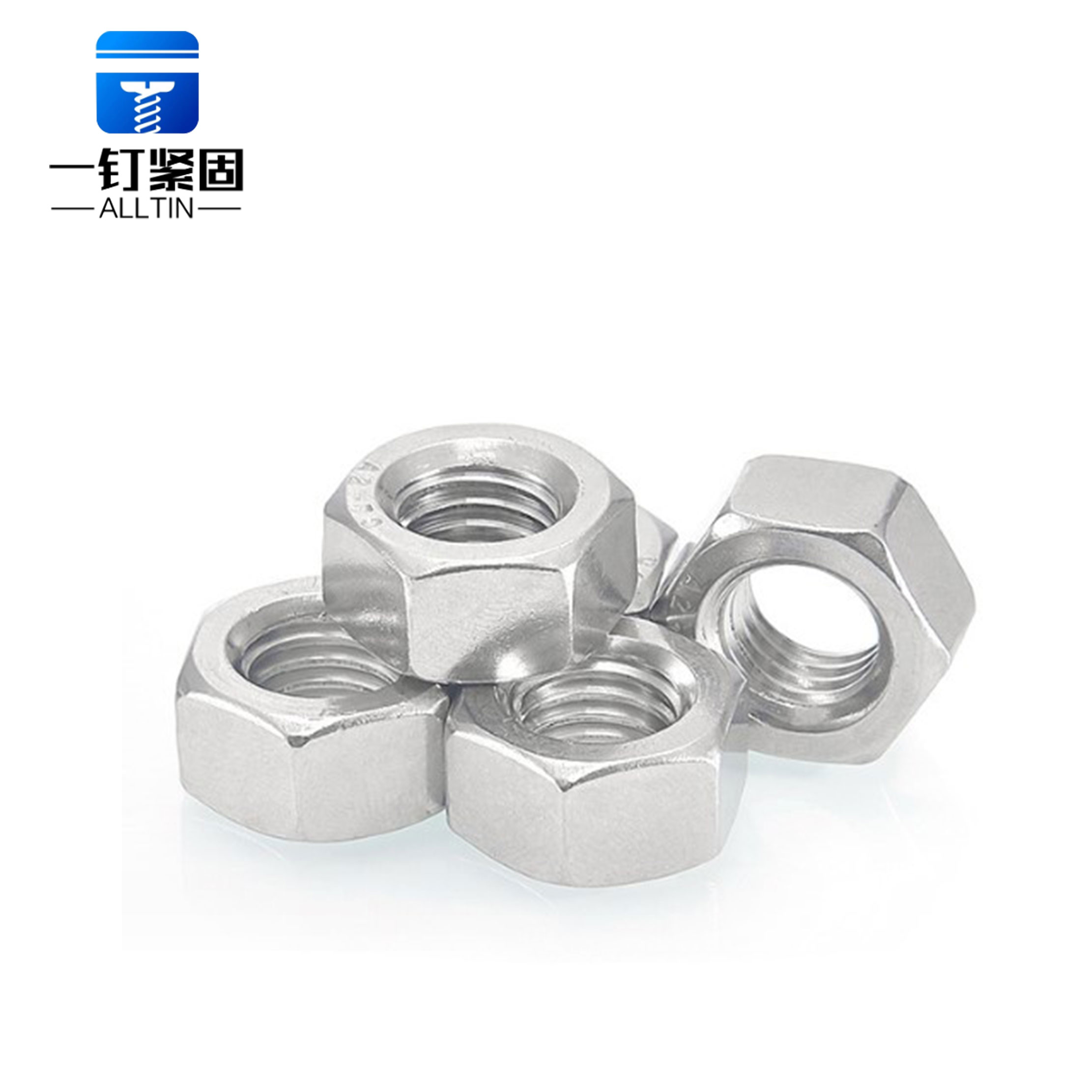 galvanized American hexagonal nuts