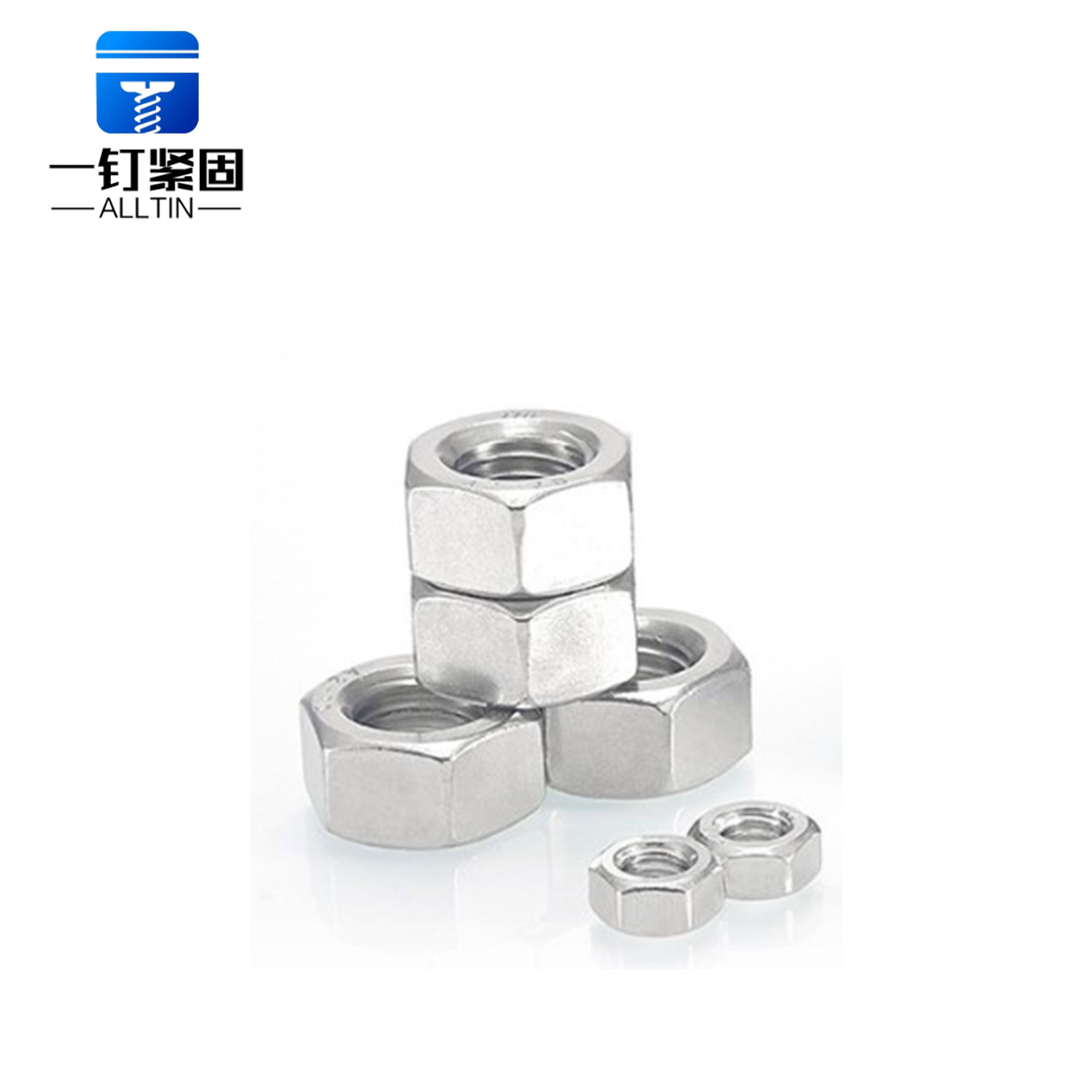 galvanized American hexagonal nuts