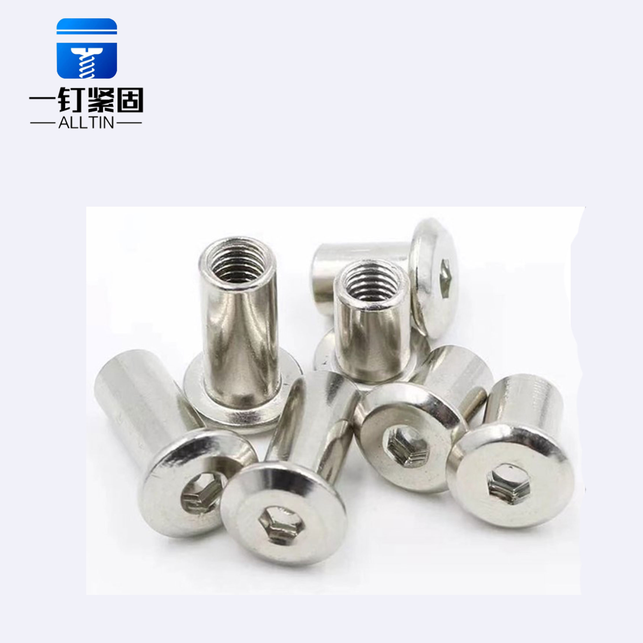 hexagon flat head Chicago screws