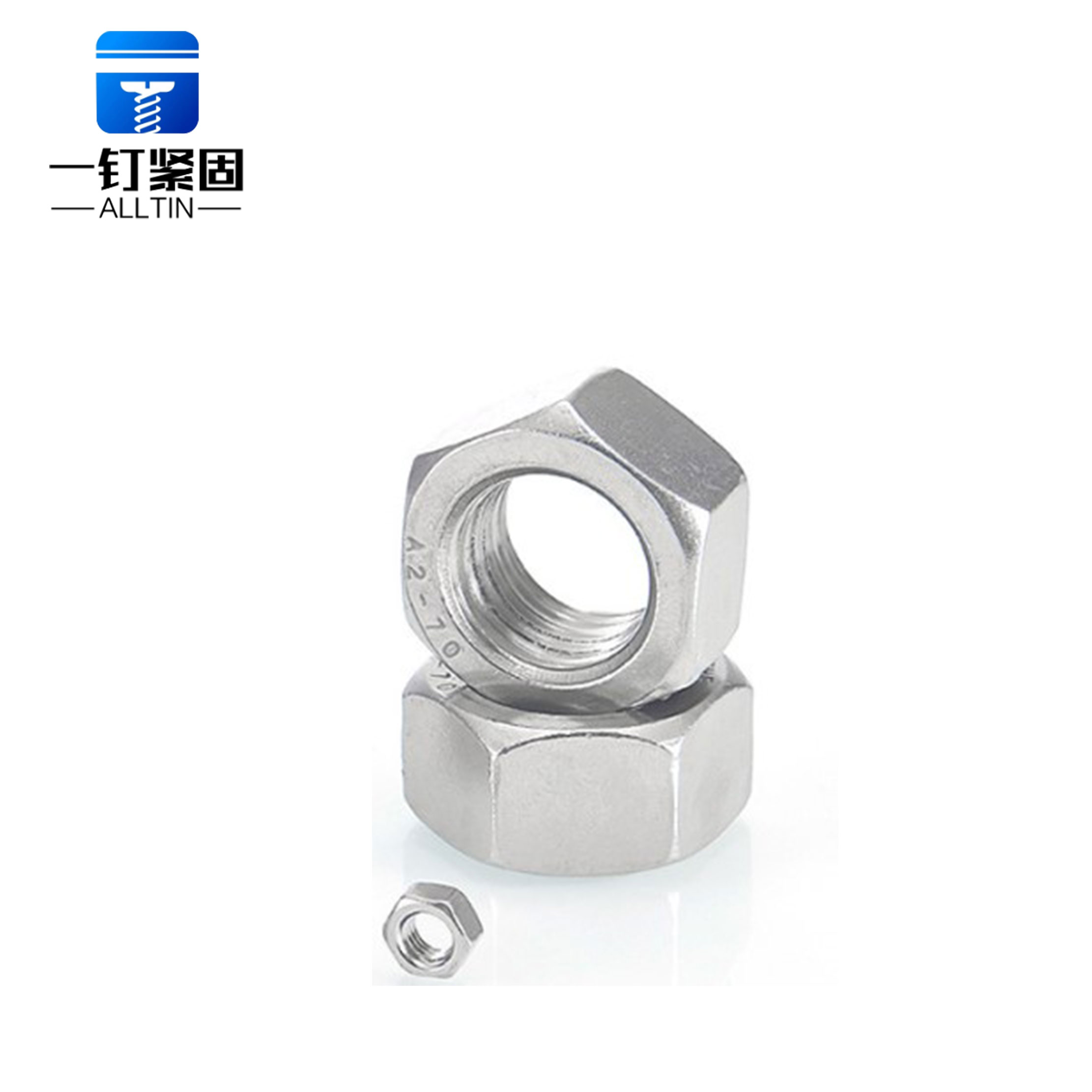 galvanized American hexagonal nuts