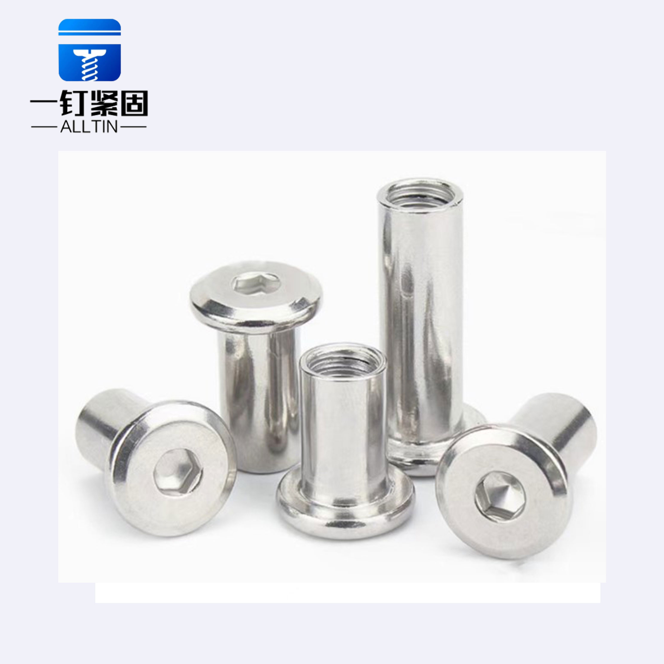 hexagon flat head Chicago screws