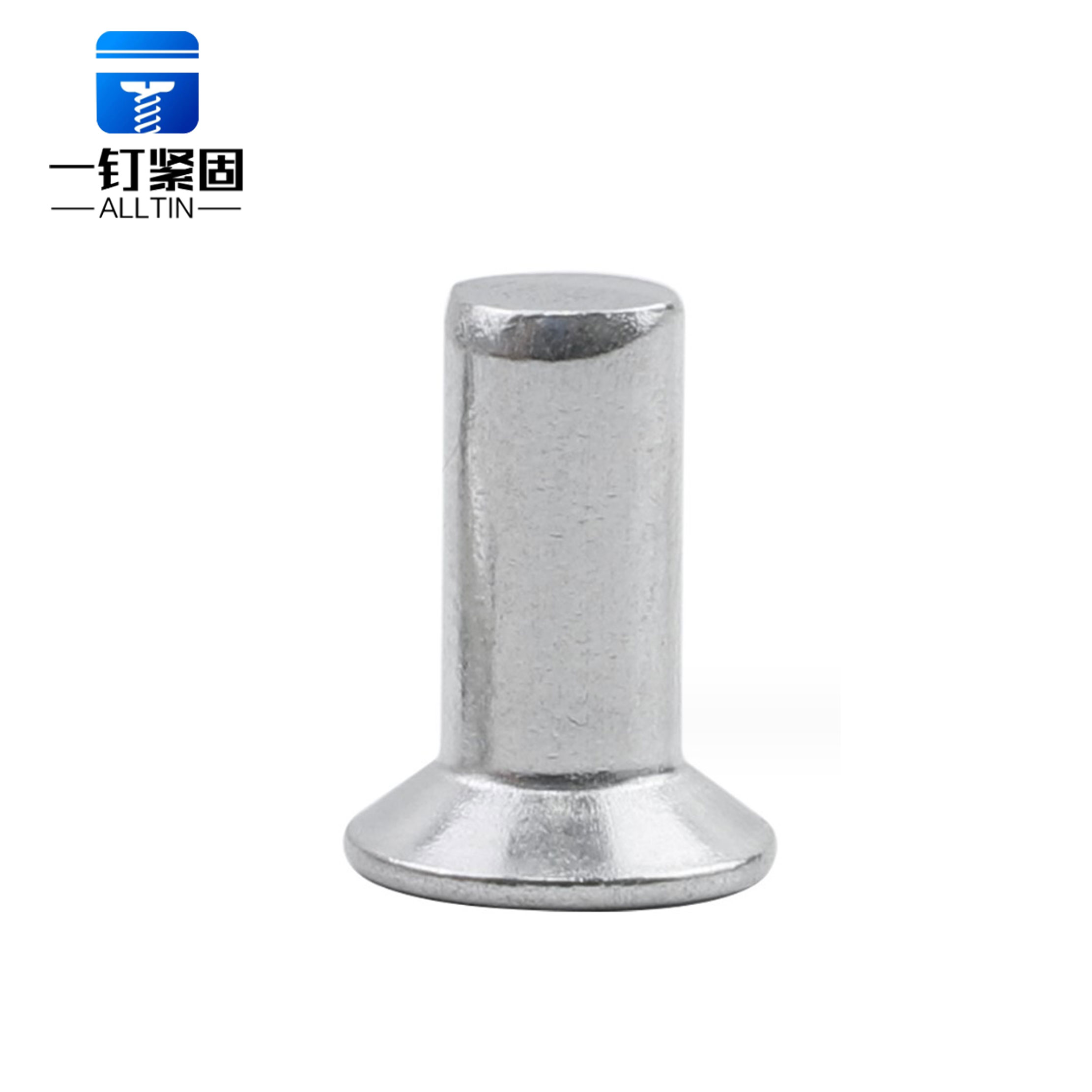flat head solid rivet
