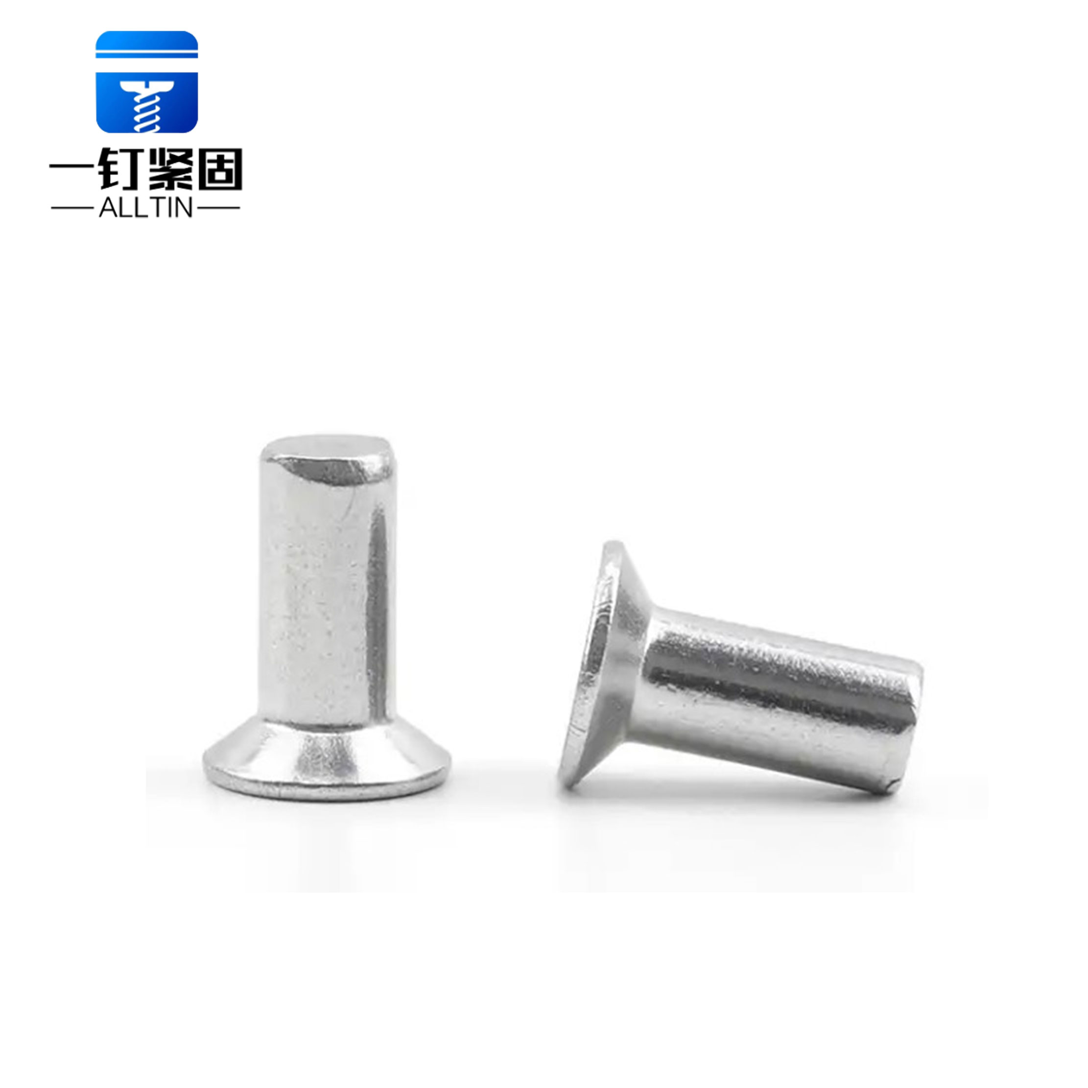 flat head solid rivet