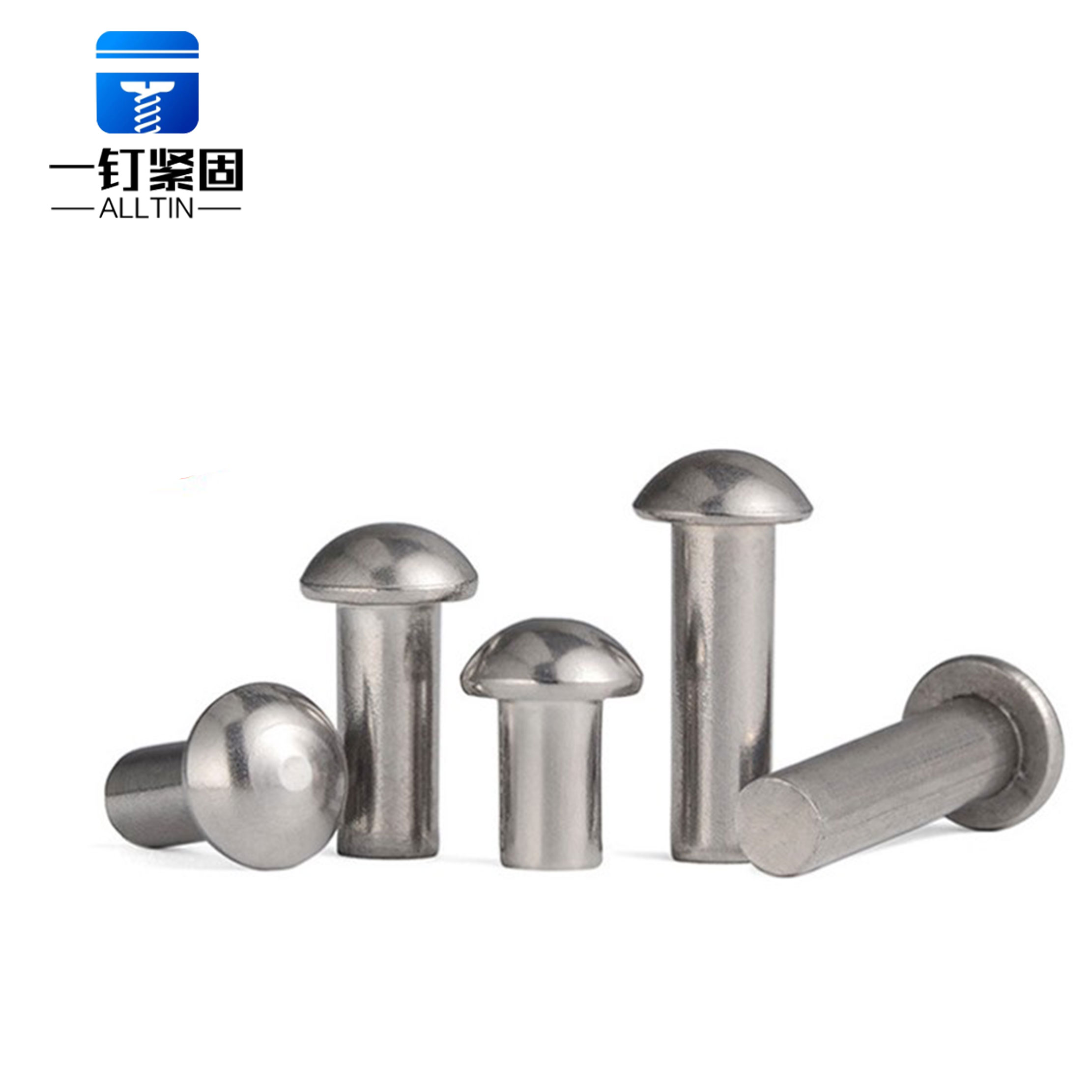 solid round head rivets