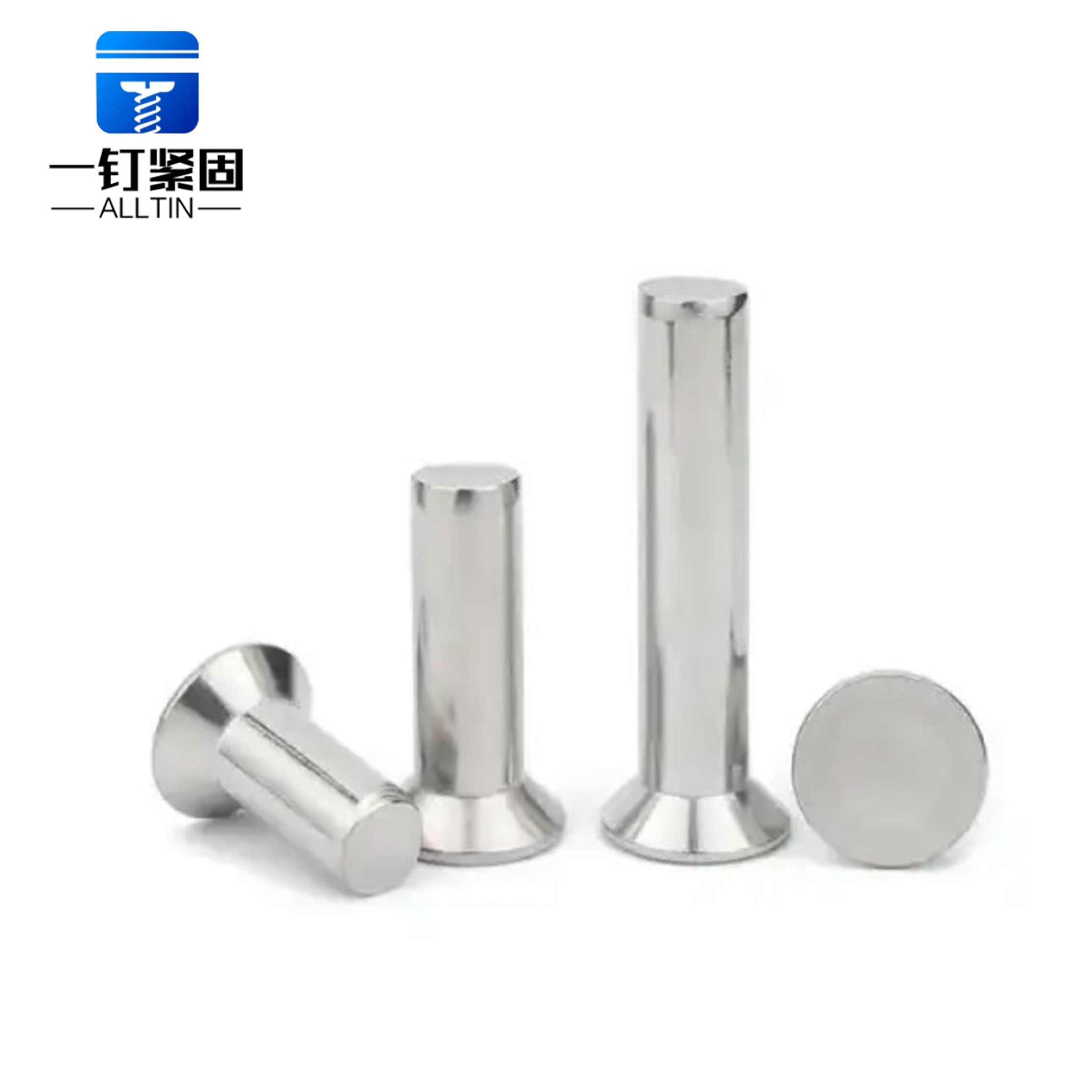 flat head solid rivet