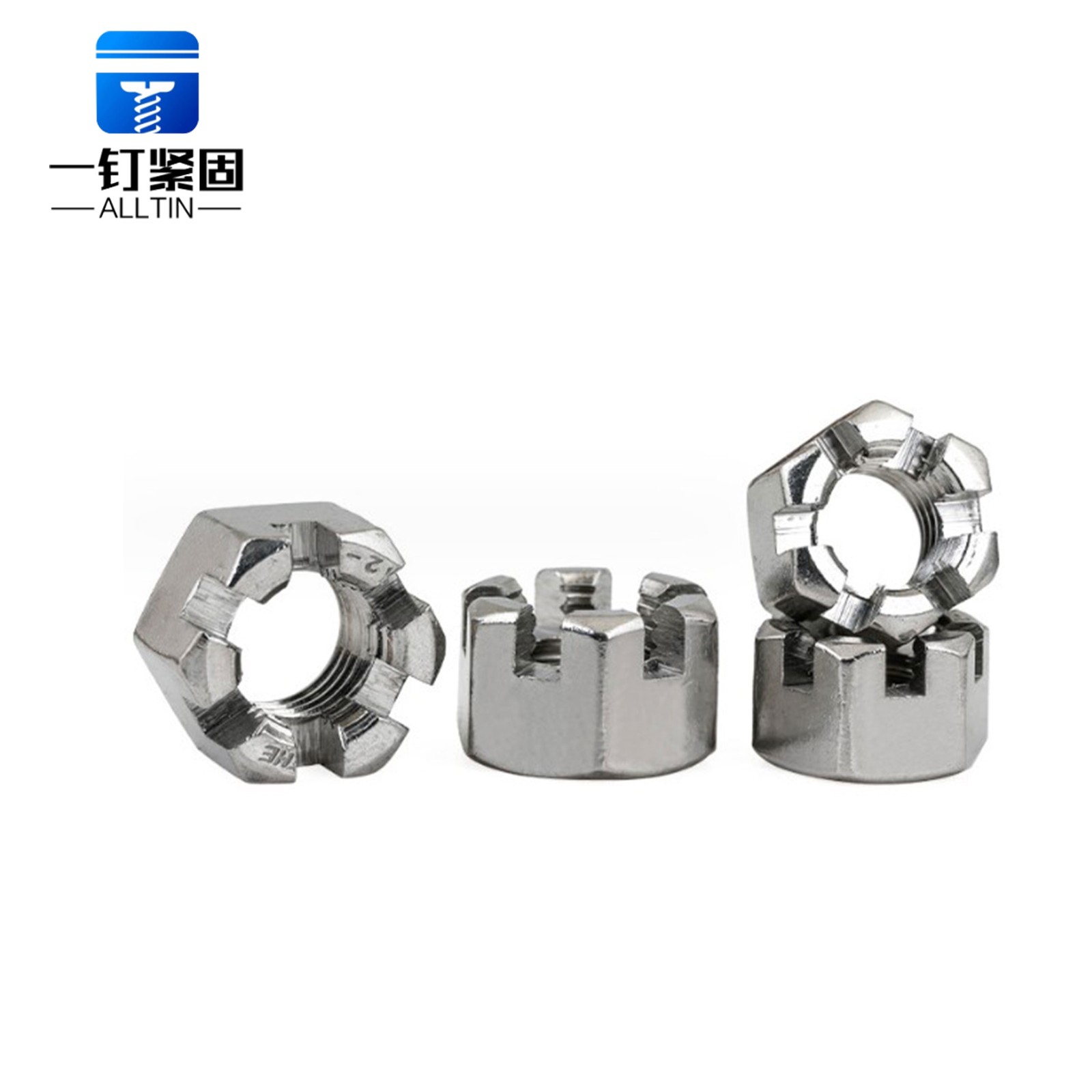 hexagonal slotted nu...