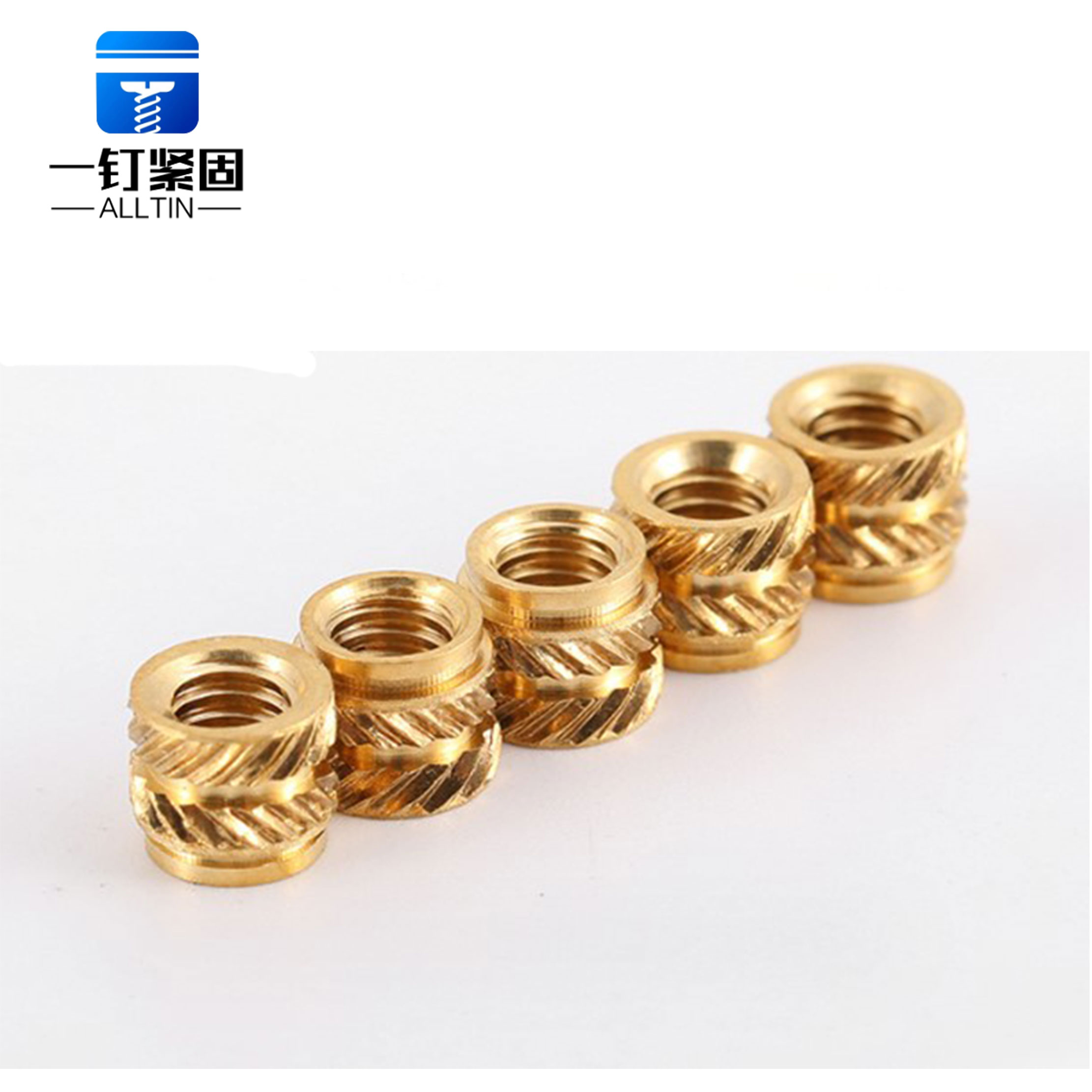 Octagonal pattern copper nut