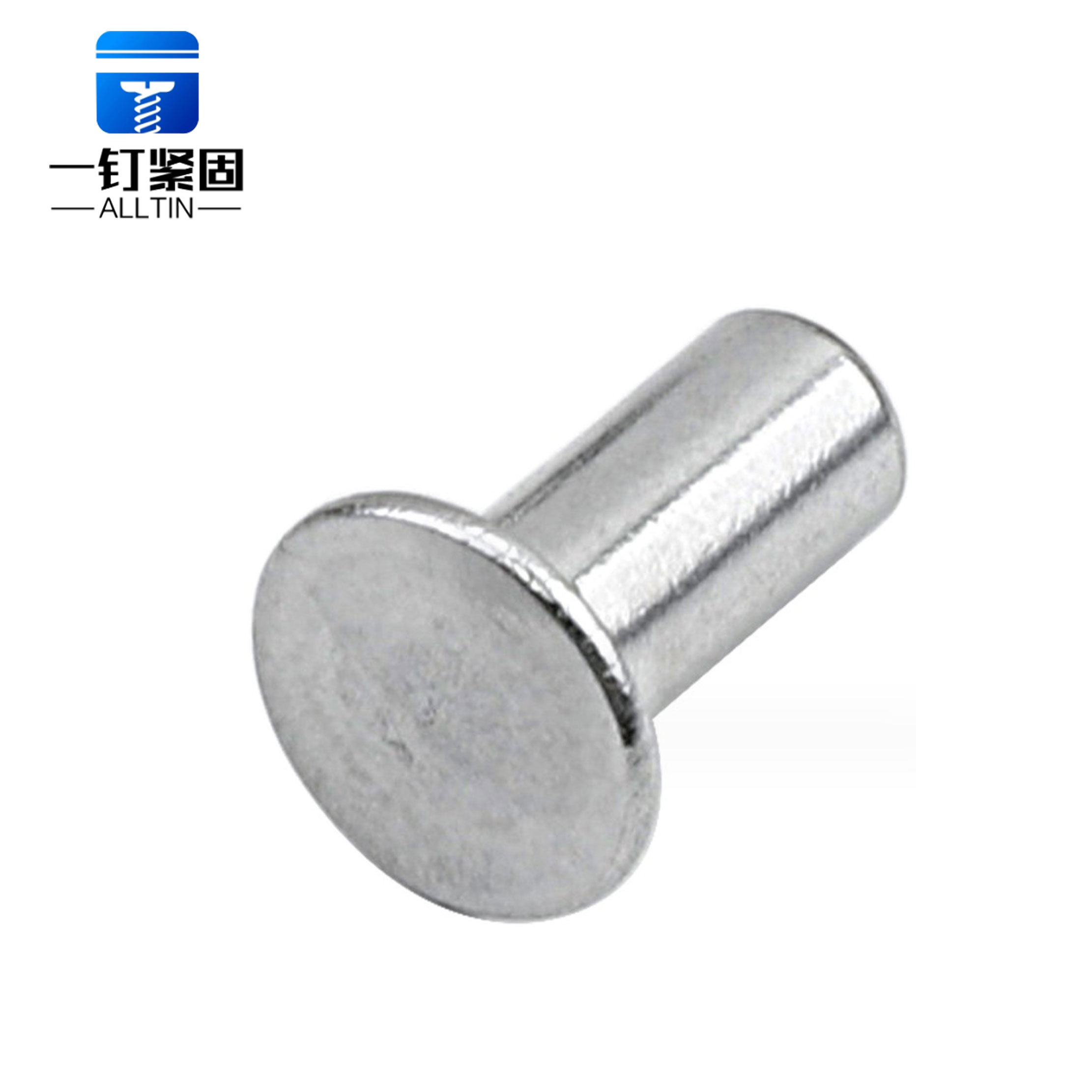 flat head solid rivet