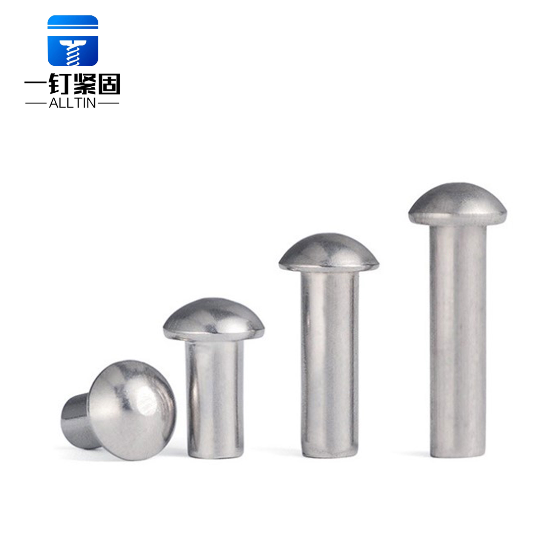 solid round head rivets