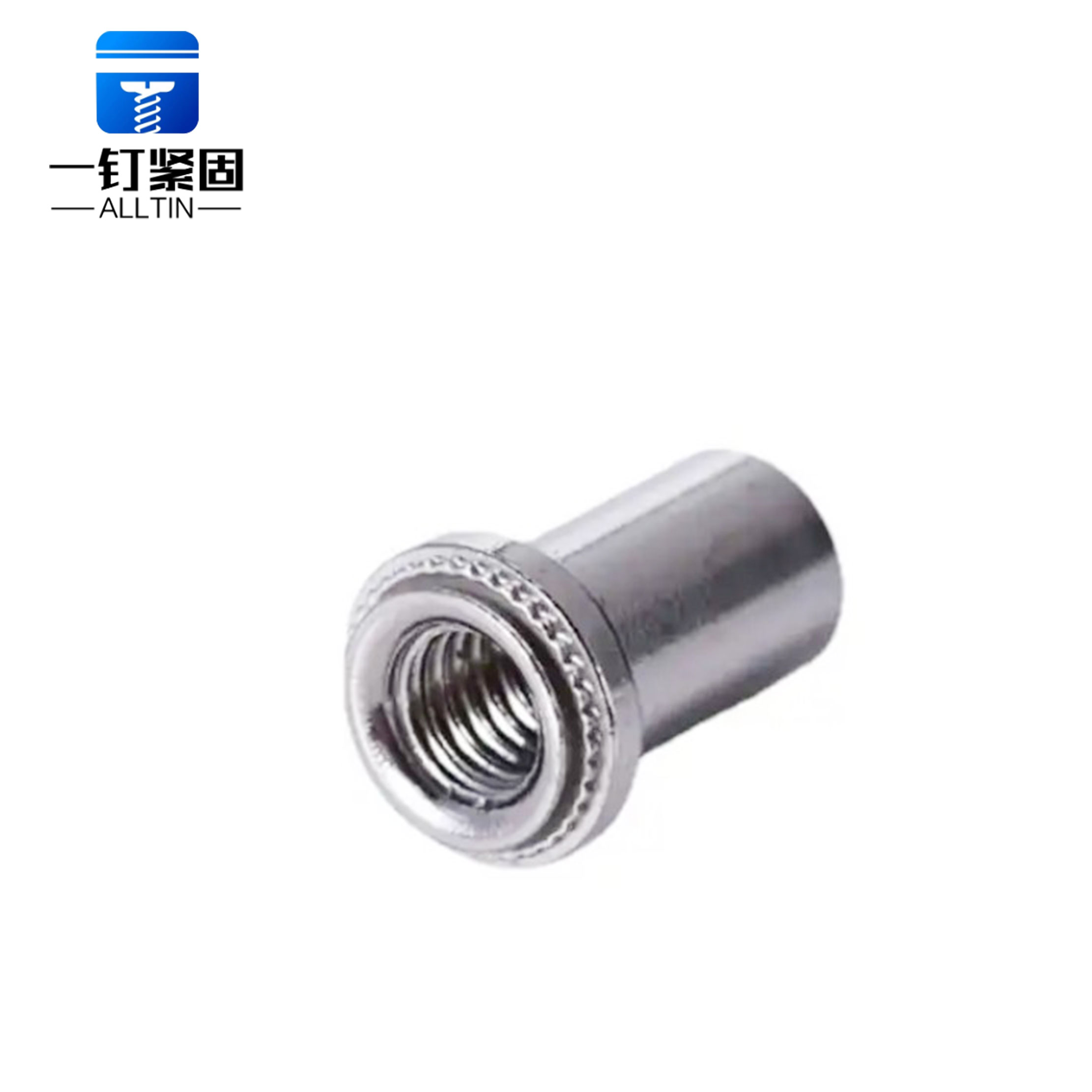 Knurled Round Body Flat Head Blind Rivet
