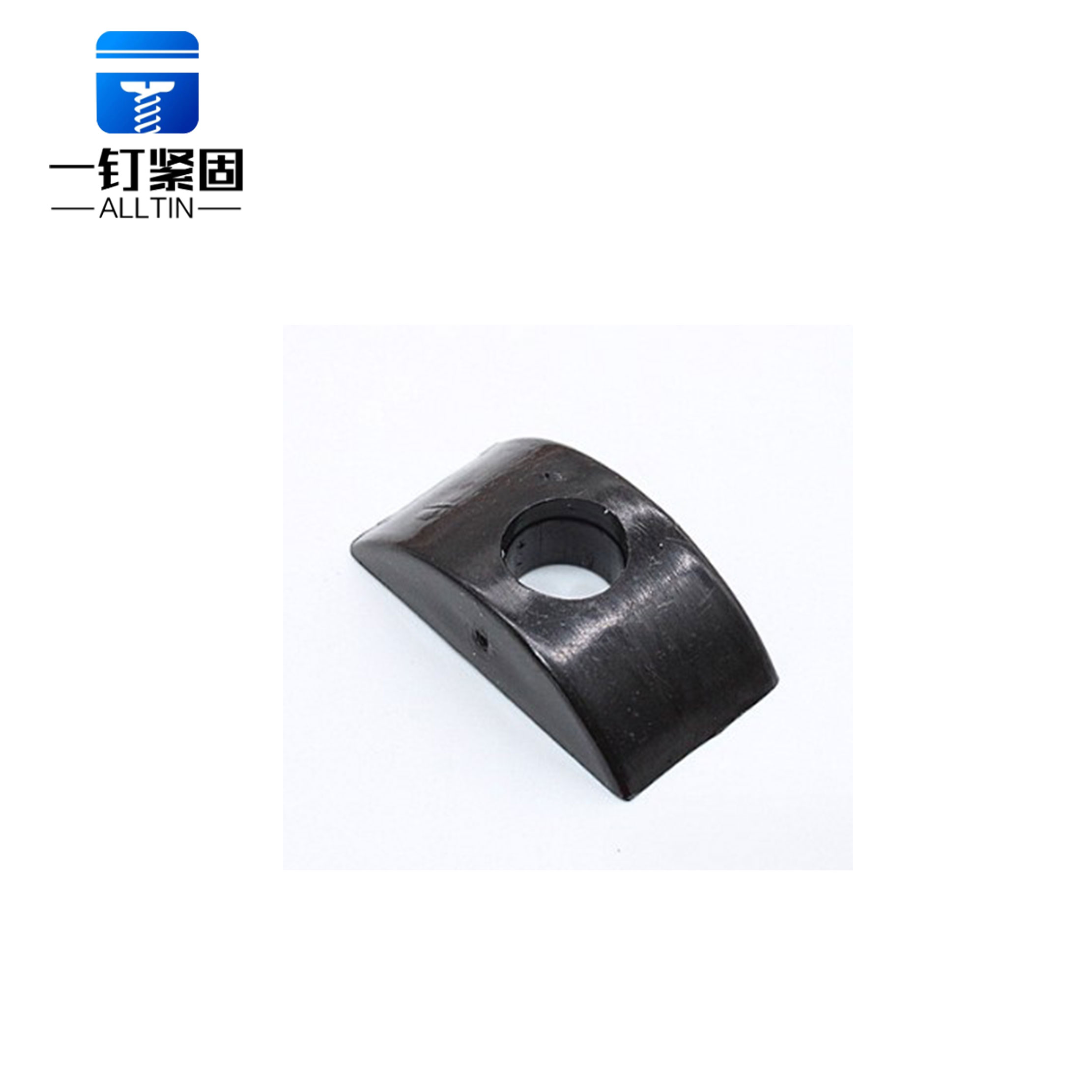 Plastic crescent connector