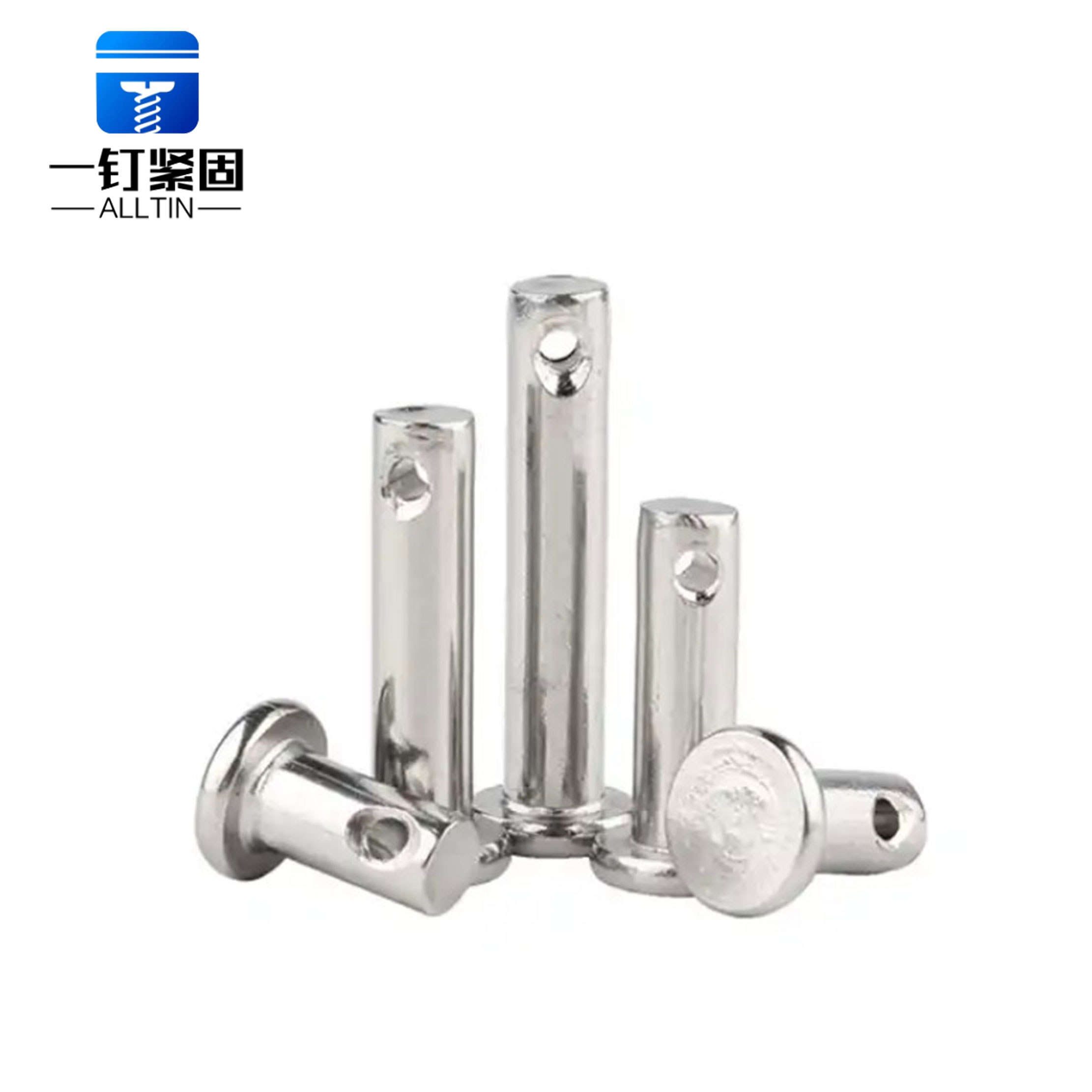 clevis pin with flat head