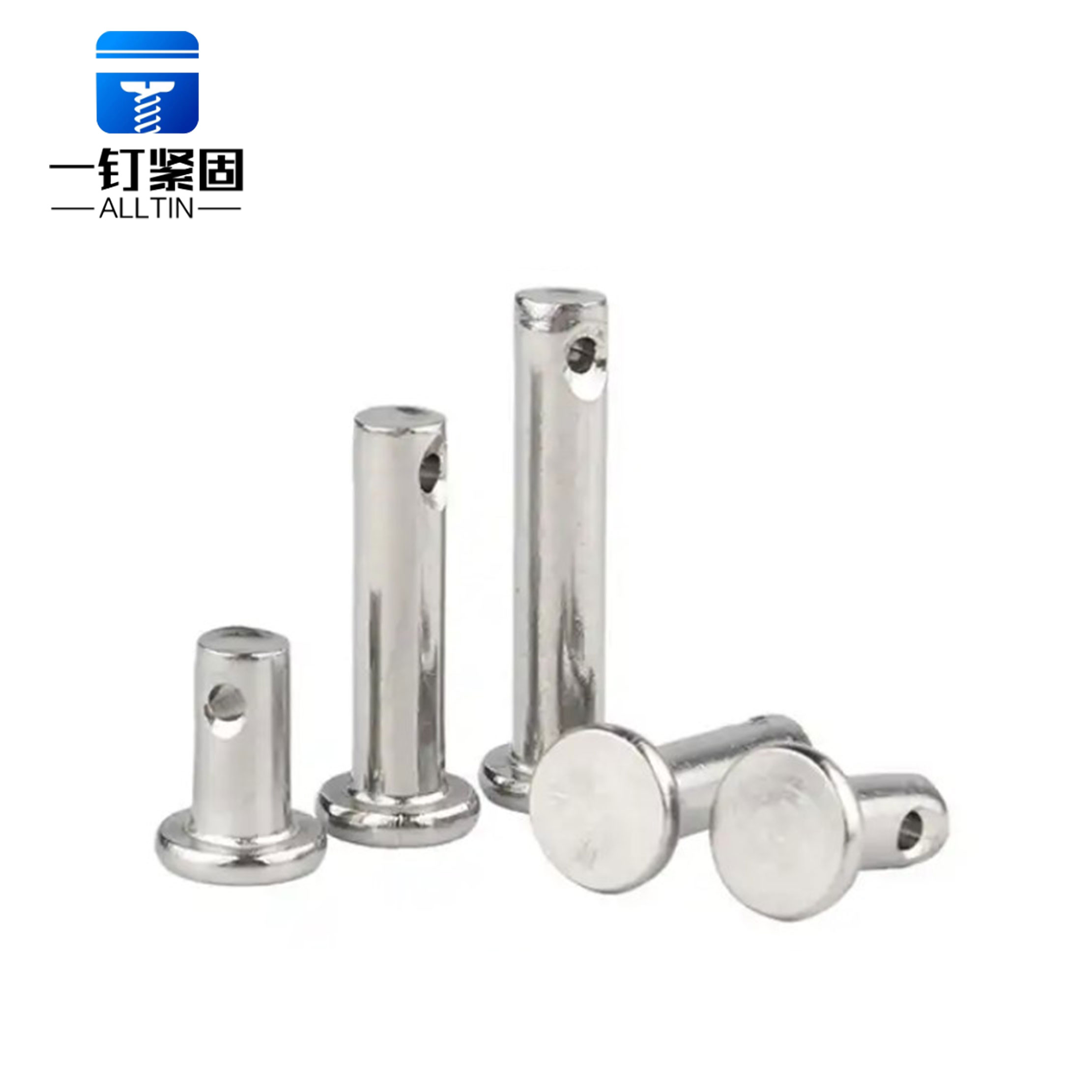 clevis pin with flat head