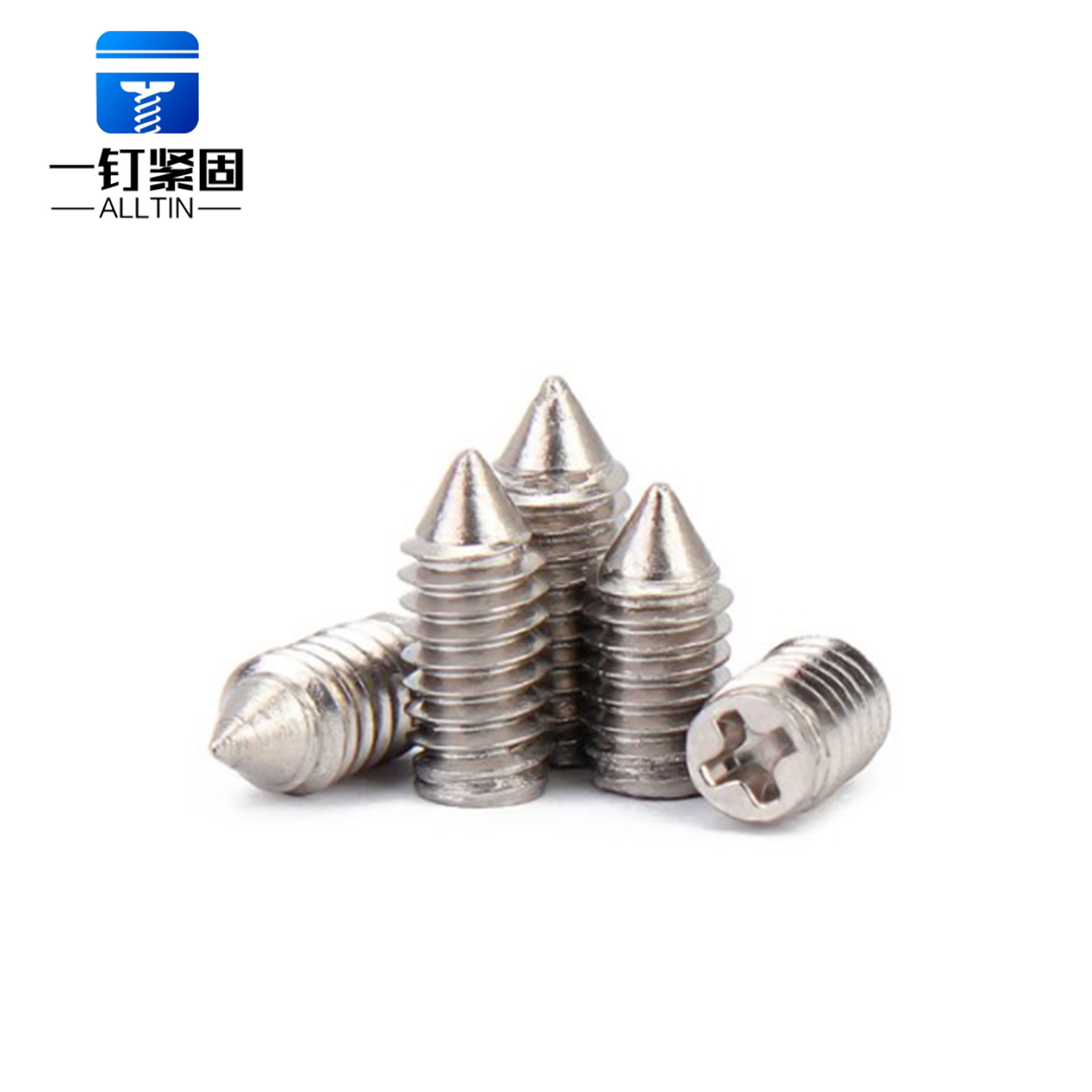 self-pin custom high strength cross slot setting screw
