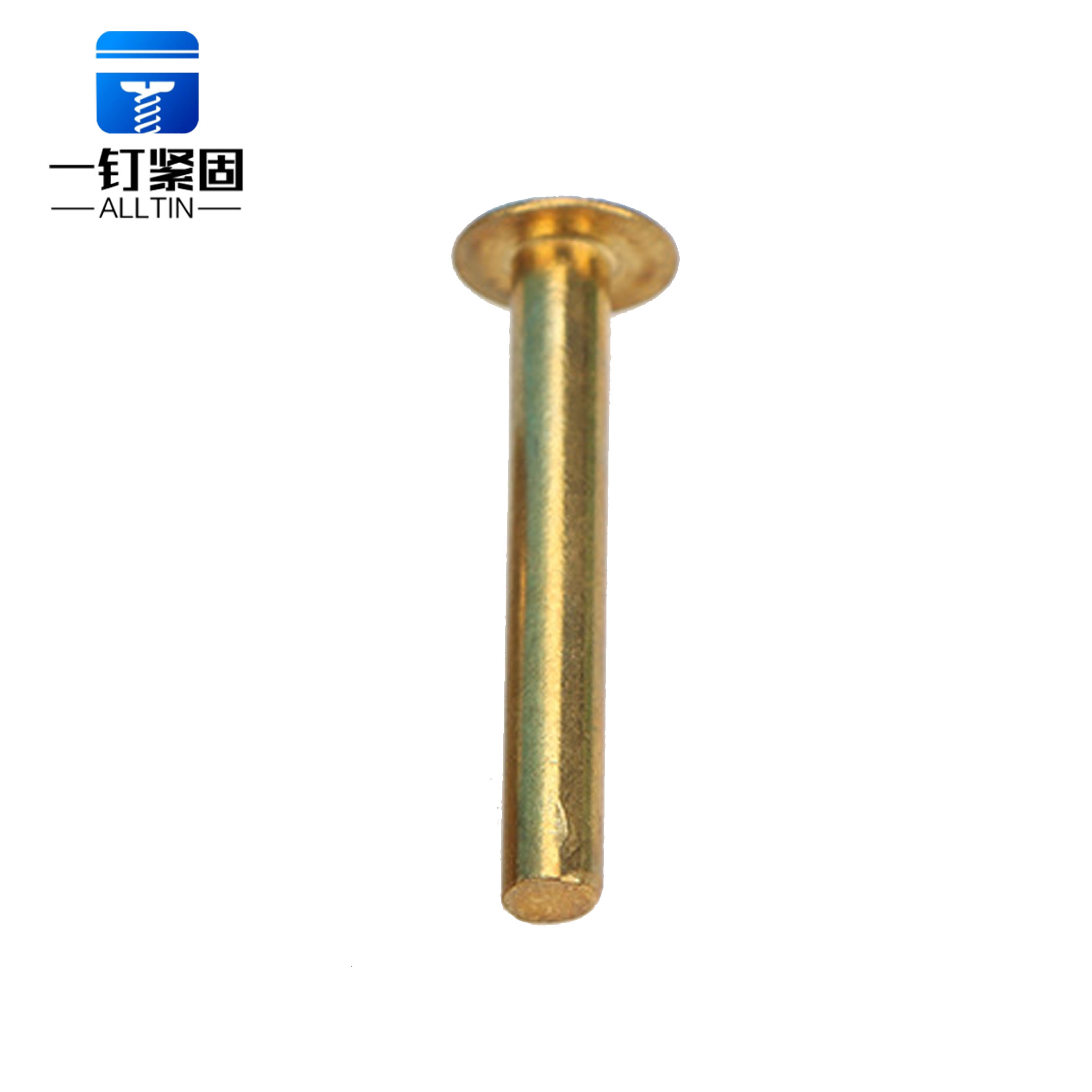 Brass solid rivets