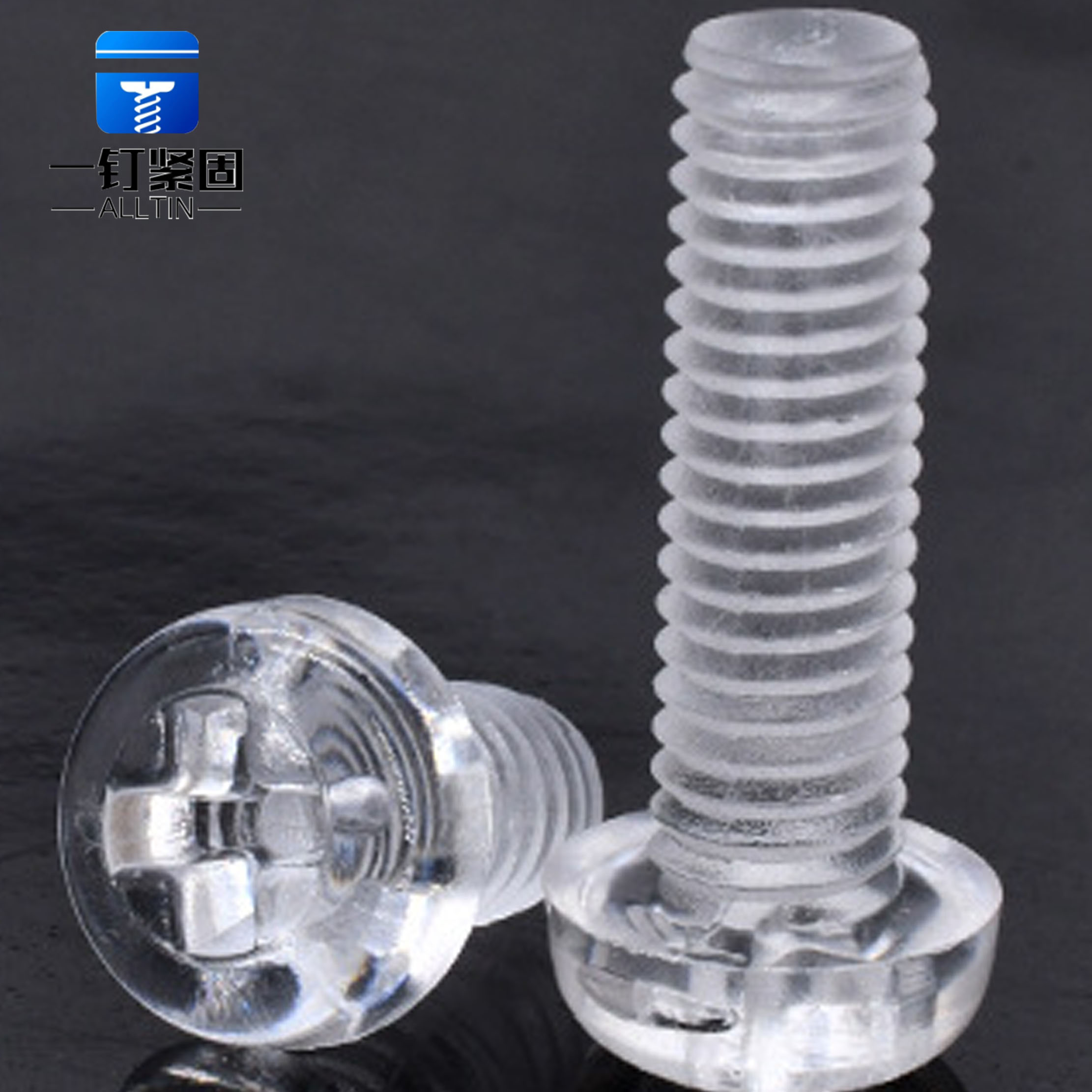 PC acrylic transparent screw nut