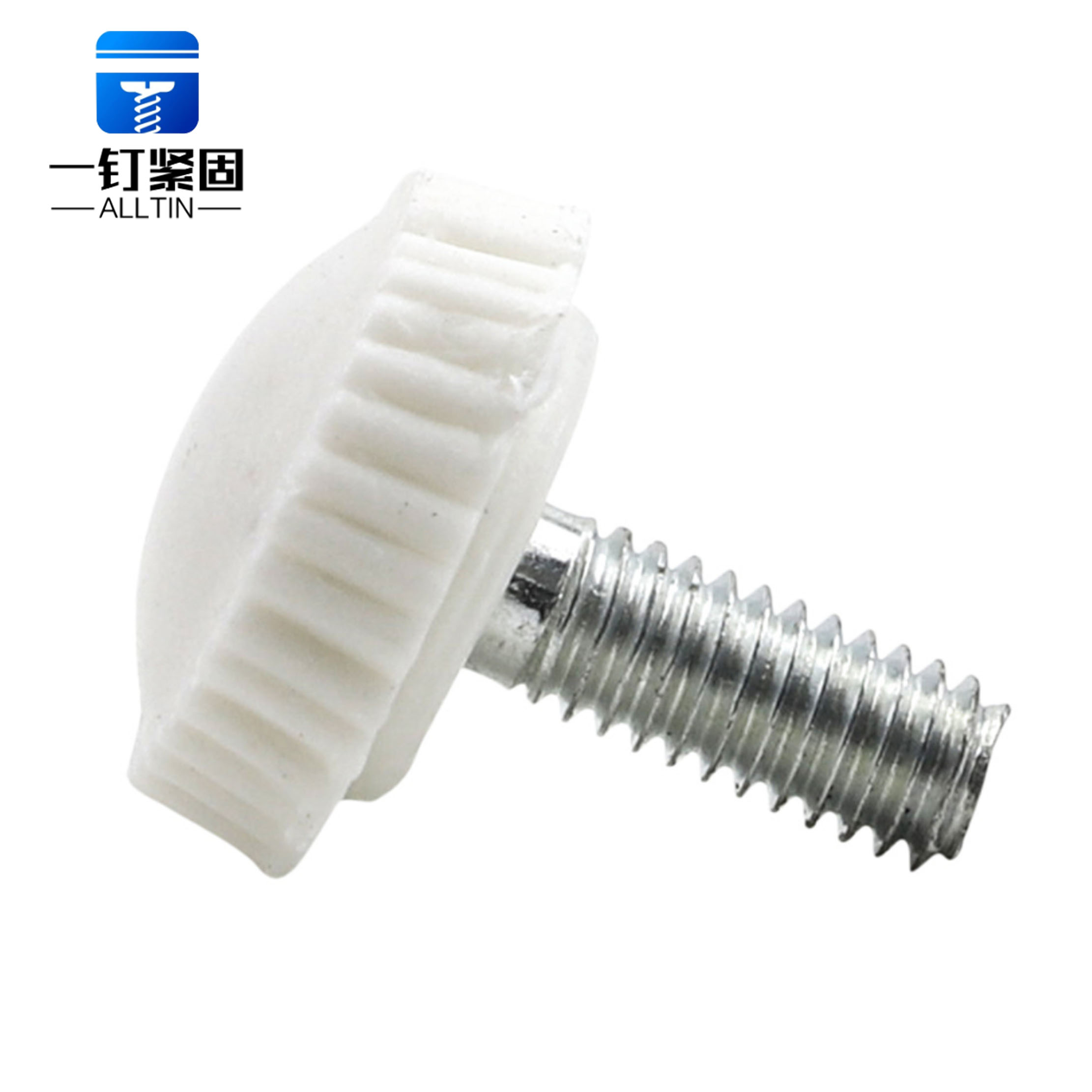 Plastic head hand screw